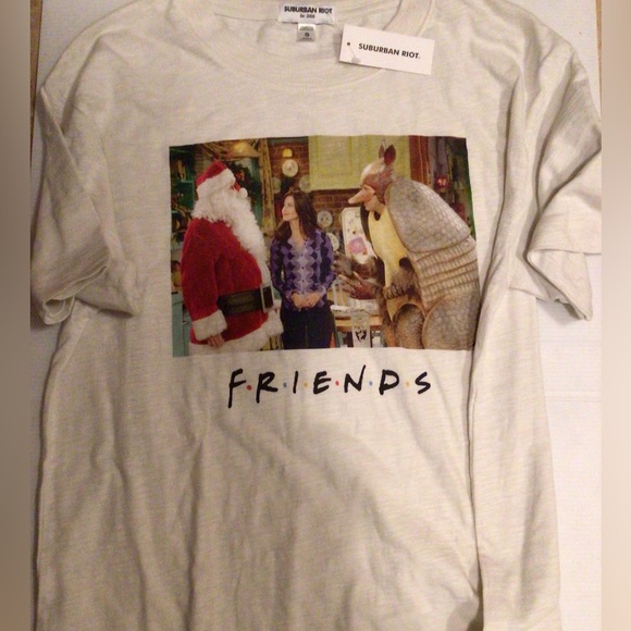 NEW! Suburban Riot Friends Xmas 🎄 Tee - Picture 1 of 5